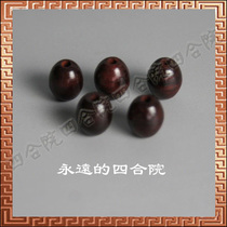 Sihe courtyard 9mm precision red sandalwood small leaf sandalwood hand string beads rice beads special price