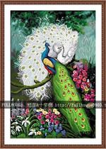 Cross-stitch electronic map redraw source file-Green Forest Phoenix and Phoenix need to print your own electronic map