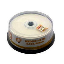 Special price woodpecker waterproof printable DVD R DL D9 8X blank burned Disc 8 5G 25 pieces