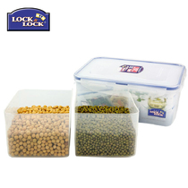 South Korea Lok buckle fresh-keeping box two separate 2 3L large grid sealed refrigerator storage box HPL825B