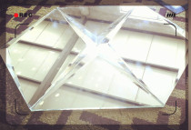 Special glass home mirror diamond-shaped TV Living Room restaurant film background wall radiation side promotion special price