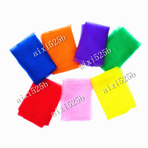  Kindergarten school special childrens dance gauze dance props square towel silk scarf Orff teaching aids