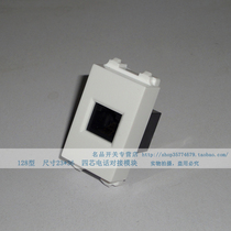 Type 128 Phone module Head-to-head module Press-Line Telephone Socket can be matched with switch panel and ground