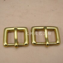 Brass bag with buckle belt buckle bronze pin buckle horse fitting leather furniture hardware (TK-02)