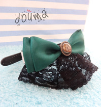 Retro Lace Butterfly Knot Pet Item Ring Pooch Teddy Yorkshire Necklace Special ~