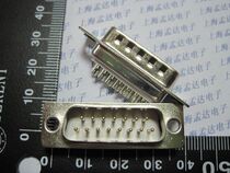 DB plug DB-15P pin male white rubber core wire welding wire traditional all copper half Gold Connector