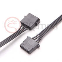 Computer power supply Big 4P extension of switching connecting line flat cable style black 18AWG case wiring one-on-one spot