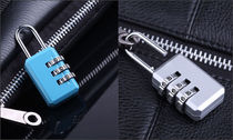 Metal three-digit password lock Small 3-digit password padlock Gym password lock Luggage password lock 201B