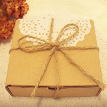 Native 3 strands of hemp log clamp with DIY manual peripheral products hanging photo frame suspended string rope