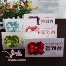  Wedding supplies Three-dimensional flower sticky flower table card Custom sign-in table table card Wedding table card Sign-in table sign