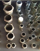 Special offer KBGJDG hot-dip galvanized pipe fittings iron pipe wire pipe connection box to lock head Cup comb 16 national standard lengthened and thickened