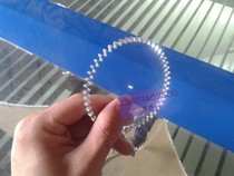 Laser cutting processing plexiglass acrylic plate gear parts small wheels can be any size