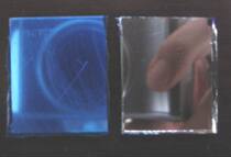 Flat aluminized mirror 22 * 27 * 27 1 1 1mm