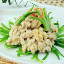 Fresh peeled walnuts crispy and refreshing stir-fried vegetables cold new products black peach seed hotel cold INGREDIENTS 400g