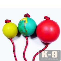 Work Dog Supplies Dogs Training Ball Toys Solid Band Rope Rubber Ball Dog Training Supplies
