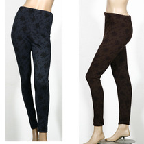 Foreign trade Daily single export men and women winter thick inner flocking warm pants autumn pants slim leggings in leggings