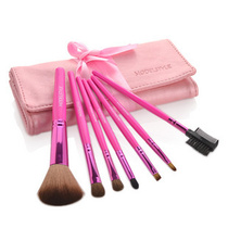 Makeup Brush Cover Brushed Suit Professional 7 Pieces Start School Blush Brush Eye Shadow Brush Eyebrow Brush Color Makeup Tools Animal Hair