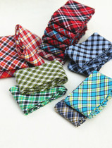 DIY parquet fabric accessories Colour coloured textured plaid wrapping edge Bar wrapping webbing webbing with 15 color 4cm