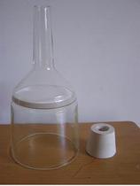 Glass grit filter funnel 2000ml