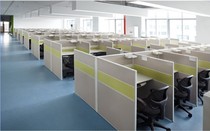 Telephone sales desk combination staff table simple office furniture staff waiting area special screen partition