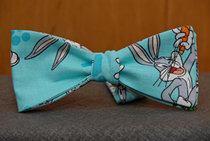 Bunny ㊣ Exquisite stylish comfortable and cute handmade Bugs Bunny bow tie