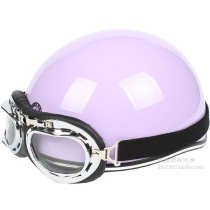 Taiwan EVO purple Harley helmet Electric motorcycle helmet Summer helmet