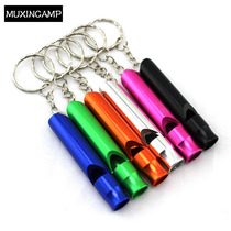 Outdoor Emergency Equipment Lifeguard Whistle Aluminum Alloy Whistle for survival match training Large number of equipment for earthquake survival