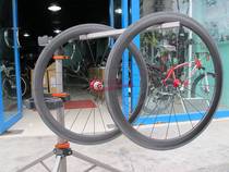 Finished product self-made ultra-light carbon fiber straight drawing drum 38 50mm carbon knife road wheel set 1219G