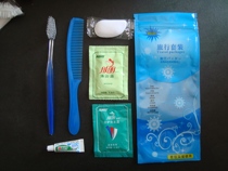 Hotel Hotels disposable items Guest Teeth Toothbrushes GUEST ROOM TOOTHPASTE HEXA HOTEL WASH SIX PIECES OF HOTEL TOILETRIES