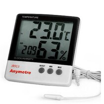 Virtue when high-precision new electronic thermometer JB-913 digital temperature and humidity meter temperature and humidity meter farming