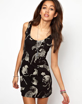 US asos Summer Tide Dress Your Eyes Lie Cheetah Print Dress Spot