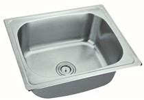 Special offer 304 stainless steel kitchen large single slot vegetable washing basin Balcony household laundry pool table and bottom basin laundry sink