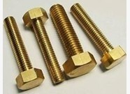 Copper External Hexagon Screw Copper Hexagon Bolt Copper Screw M12X20-M12X80