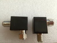 Anti-interference anti-interference anti-interference anti-interference anti-jamming Lightning Protector for the British threaded L-type cable TV Separator Separator Separator Separator Separator