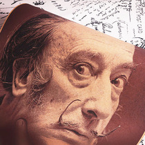 Dali works decorative painting core nostalgic bar decorative painting barber shop painting retro nostalgic cafe dormitory hanging painting