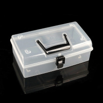 Portable storage box Storage box Jewelry box Plastic transparent box Beaded box Diamond box Small storage box