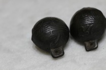 Tibetan Buddhist pearl accessories Tibetan area tiger head iron bell for a length of 3 05cm