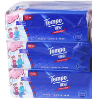 Tempo Depot Exhibit Kleenex 4 Layers Thick 90 Shot * 3 Pack Natural Taste 100% Native Wood Pulp