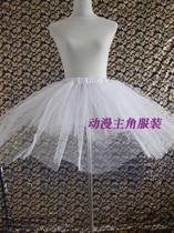 (Anime protagonist clothing) skirt brace net gauze dress cos dress skirt cosplay