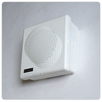 Crown store◢小 Small wall-mounted speaker Plastic panel Broadcast speaker Waterproof background speaker speaker 