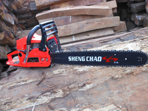 (Send ten) Two-chain gasoline saw 59CC high-power chain saw gasoline chain saw logging saw Caton chain