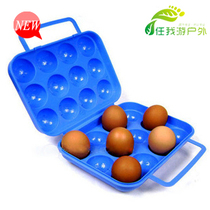 Outdoor Special 12 egg box handles easy to carry egg box PP egg box quality assurance