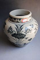 Yuan Yanyou blue and white mandarin duck Lotus Lotus