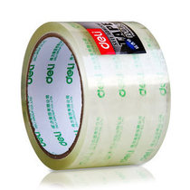 Deli 30321 transparent tape sealing tape warehouse packing tape 60mm*40y not easy to break strong viscosity