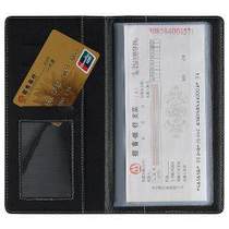 Deli checkbook 5799 check clip bill clip mens business bill storage bag