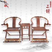 Redwood furniture Chinese style solid wood antique furniture mahogany chair Laos red sour branches sand top chair