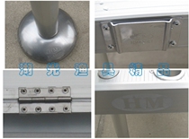 Huamei fishing table original accessories card slot handle hinge anchor plastic card fishing table leg fishing table accessory accessories