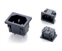 SS-120 IEC320 PDU wiring socket snap-on cabinet socket C14 card socket