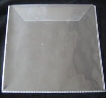 PVC disc protective bag transparent disc CD DVD BD disc protective cover can hold insert 100p