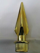 Plastic flagpole gun head small gun head ordinary gun head gold gun head hall flag special venue flag gun head